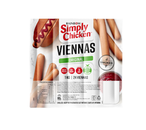 Rainbow Simply Chicken Smoked Viennas