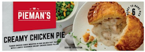 Pieman's Frozen Creamy Chicken Pies 6pk