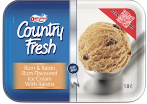 Dairymaid Country Fresh Rum & Raisin
